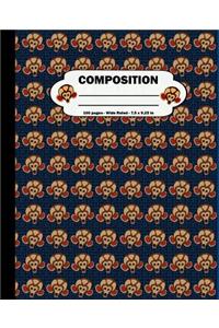 Composition Screaming Monkey Notebooks