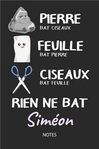Rien ne bat Siméon - Notes
