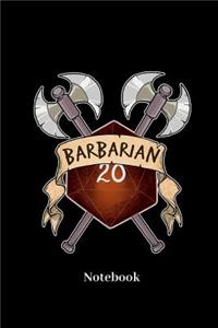 Barbarian Notebook