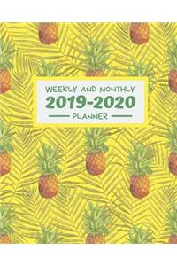 2019-2020 Weekly And Monthly Planner