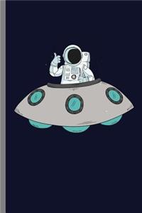Cool Astronaut on Spaceship