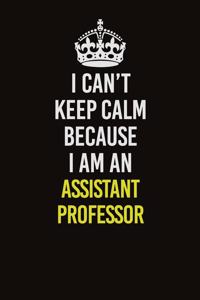 I Can�t Keep Calm Because I Am An Assistant Professor