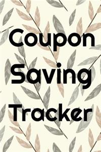 Coupon Saving Tracker