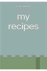 my recipes