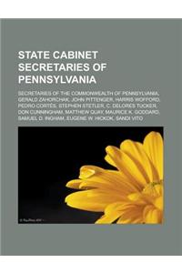 State Cabinet Secretaries of Pennsylvania