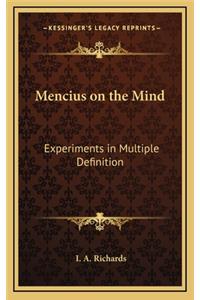 Mencius on the Mind