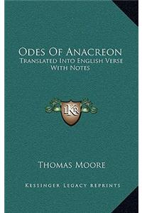 Odes of Anacreon
