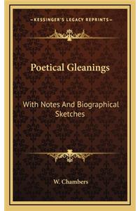 Poetical Gleanings
