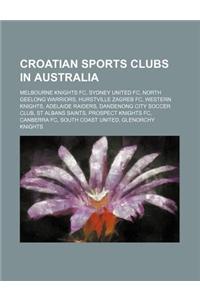 Croatian Sports Clubs in Australia