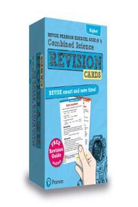 Pearson REVISE Edexcel GCSE Combined Science (Higher): Revision Cards incl. online revision and quizzes - for 2025, 2026 exams