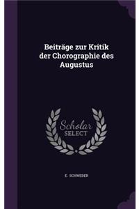 Beitrage Zur Kritik Der Chorographie Des Augustus