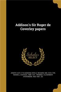 Addison's Sir Roger de Coverley papers