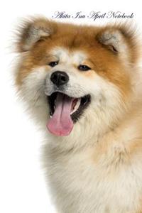 Akita Inu April Notebook Akita Inu Record, Log, Diary, Special Memories, to Do List, Academic Notepad, Scrapbook & More