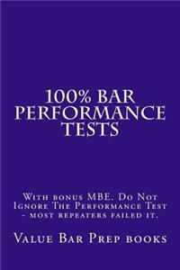 100% Bar Performance Tests