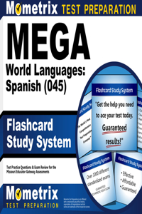Mega World Languages: Spanish (045) Flashcard Study System