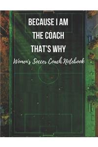 Women's Soccer Coach Notebook
