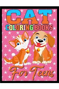 cat coloring books for Teens