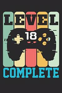 Level 18 complete