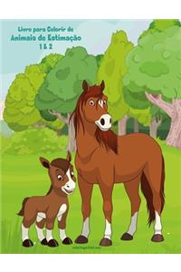 Livro para Colorir de Animais de Estimação 1 & 2
