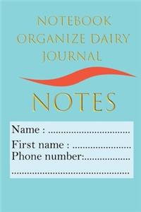 Organize dairy journal