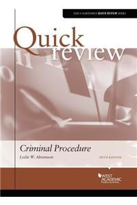 Quick Review of Criminal Procedure