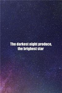 The Darkest Night Produce, The Brighest Star