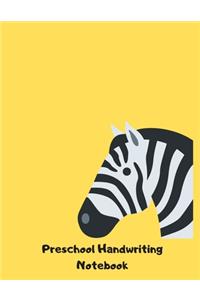 Preschool Handwriting Notebook