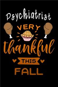 Psychiatrist very thankful this fall
