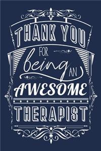 Thank You For Being An Awesome Therapist