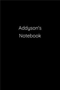 Addyson's Notebook