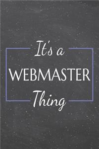 It's a Webmaster Thing