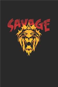 Savage: 6x9 - dotgrid - dot grid paper - notebook - notes