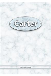 Carter - Lined Notebook