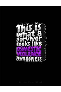 This Is What A Survivor Looks Like Domestic Violence Awareness
