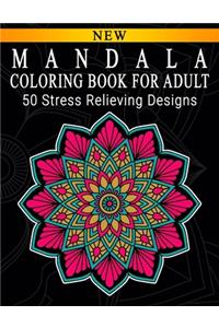 Mandala Coloring Book For Adult