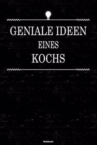 Geniale Ideen eines Kochs Notizbuch