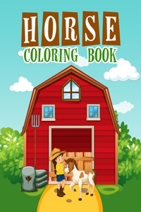 Horse Coloring Book