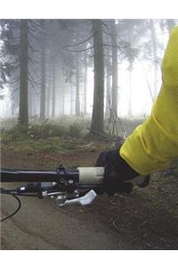 Cycling Notebook Large Size 8.5 x 11 Ruled 150 Pages