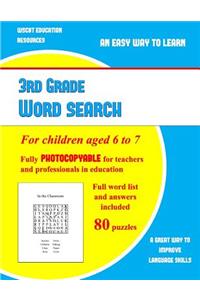 3rd Grade Word Search