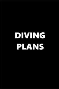 2019 Daily Planner Sports Theme Diving Plans Black White 384 Pages
