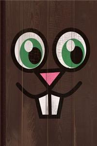 Easter Bunny Face Journal Notebook