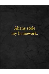 Aliens Stole My Homework