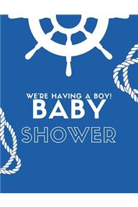 Baby Shower Guest Book, Nautical, Boy