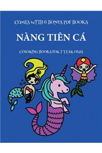 Sách tô màu cho trẻ 2 tuổi (Nàng tiên cá )