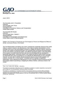 FAA oversight of procedures and technologies to prevent and mitigate the effects of dense, continuous smoke in the cockpit