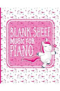 Blank Sheet Music for Piano