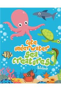 Notebook ( Cute Underwater Sea Creatures Cover )M.J.