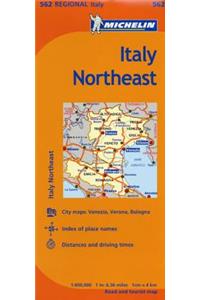 Michelin Italy: Northeast Map 562