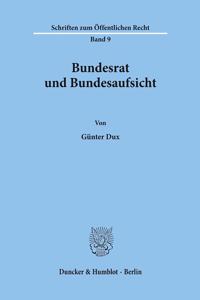 Bundesrat Und Bundesaufsicht