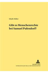 Gibt Es Menschenrechte Bei Samuel Pufendorf?